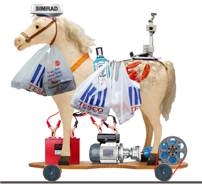 Robot pony fetches shopping for self-isolating family